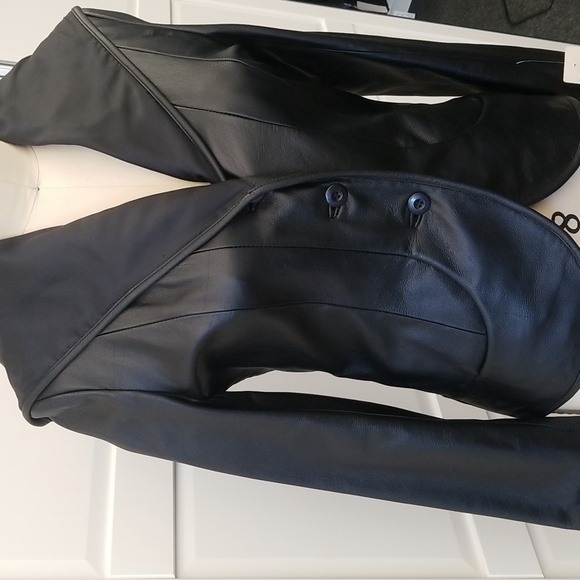 ❤🤎 Maxima by Wilson Genuine Leather Vintage Black Hooded  Jacket - S - Picture 4 of 11